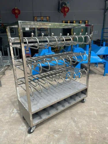 Xe Inox Để Mặt Giày